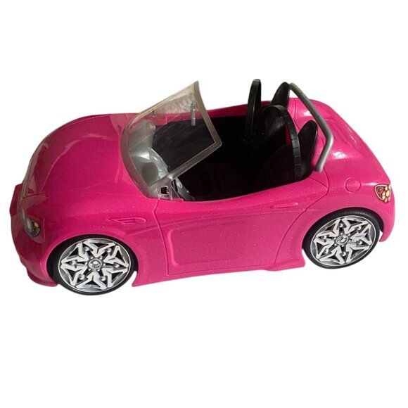 Mattel Barbie Pink Sparkly Convertible Cruiser-USED - Picture 1 of 7